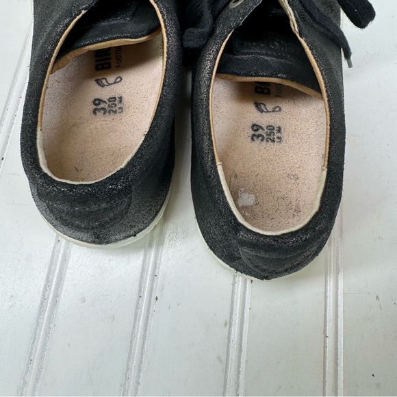 Birkenstock black shimmer leather sneakers - Picture 7 of 10